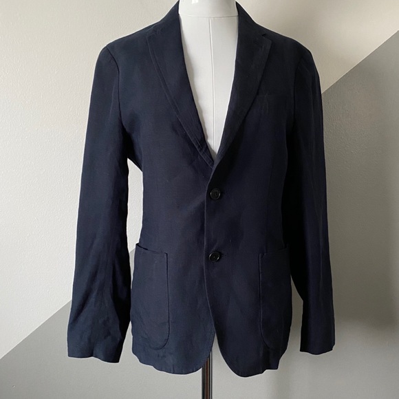 Uniqlo Mens Xs Lightweight Linen Blazer 